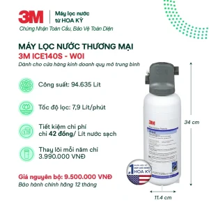 Máy Lọc Nước 3M ICE140S-WOI Công Suất Lớn