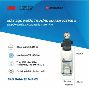 Máy Lọc Nước 3M ICE140-S Cho Nhà Hàng, Quán Cà Phê