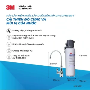 Máy Làm Mềm Nước 3M SGP165BN-T