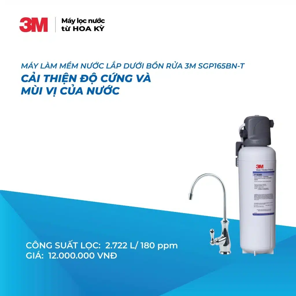 Máy Làm Mềm Nước 3M SGP165BN-T - Ảnh 2