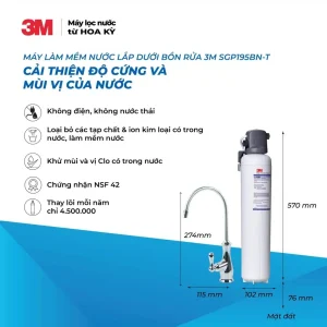 Máy Làm Mềm Nước 3M SGP195BN-T